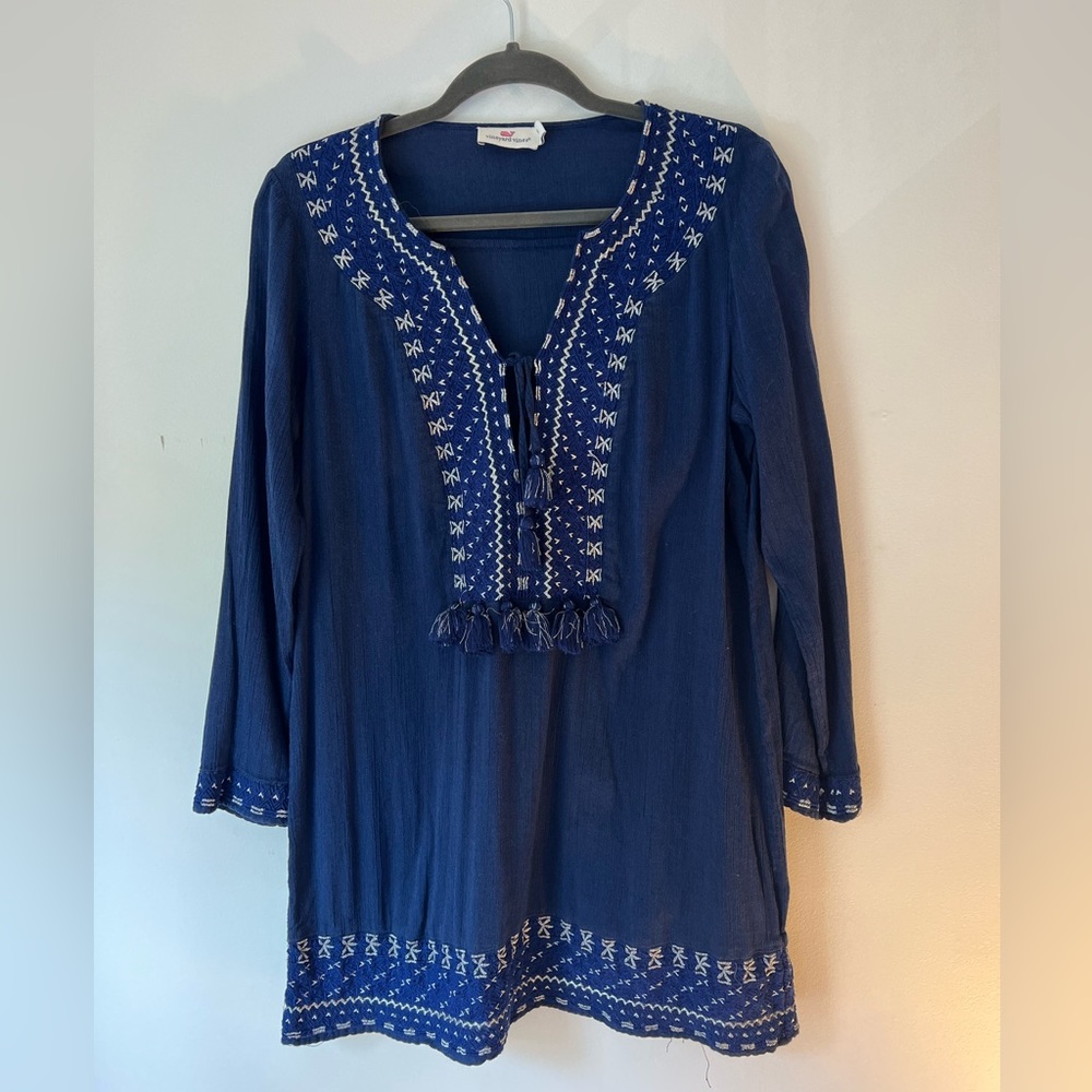 Navy Vineyard Vines Coverup